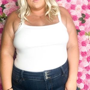 Old Navy White Tank Top - Large